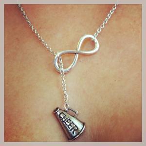 Cheerleading Forever Drop Necklace