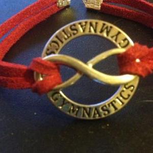 Gymnastics Forever Bracelet....custom Colored..