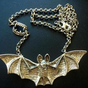 Vampire Bat Necklace