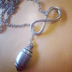 Football Forever Drop Necklace