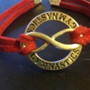 Gymnastics Forever Bracelet....custom colored strap