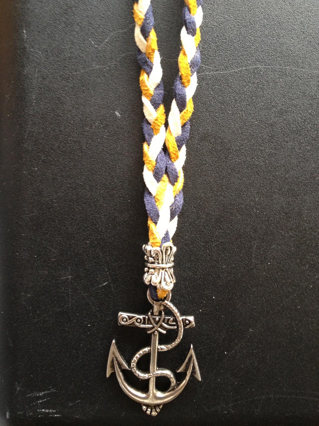 Braided Anchor Necklace on Luulla