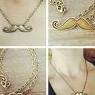 Mustache Necklace